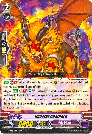 Image of Redstar Dualhorn (G-BT08/080EN) [Absolute Judgment]
