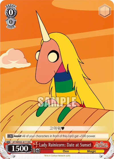 Image of Lady Rainicorn: Date at Sunset (AT/WX02-A11) (Promo) [Adventure Time]
