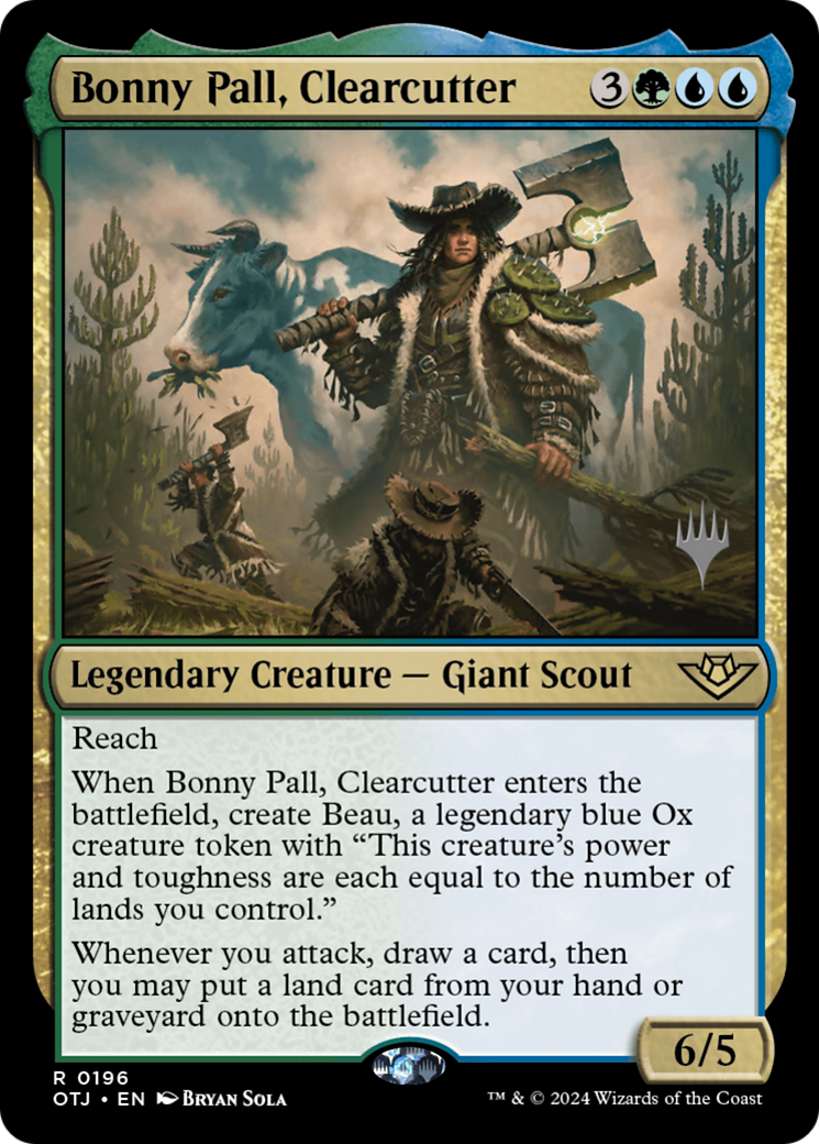 Image of Bonny Pall, Clearcutter (Promo Pack) [Outlaws of Thunder Junction Promos]