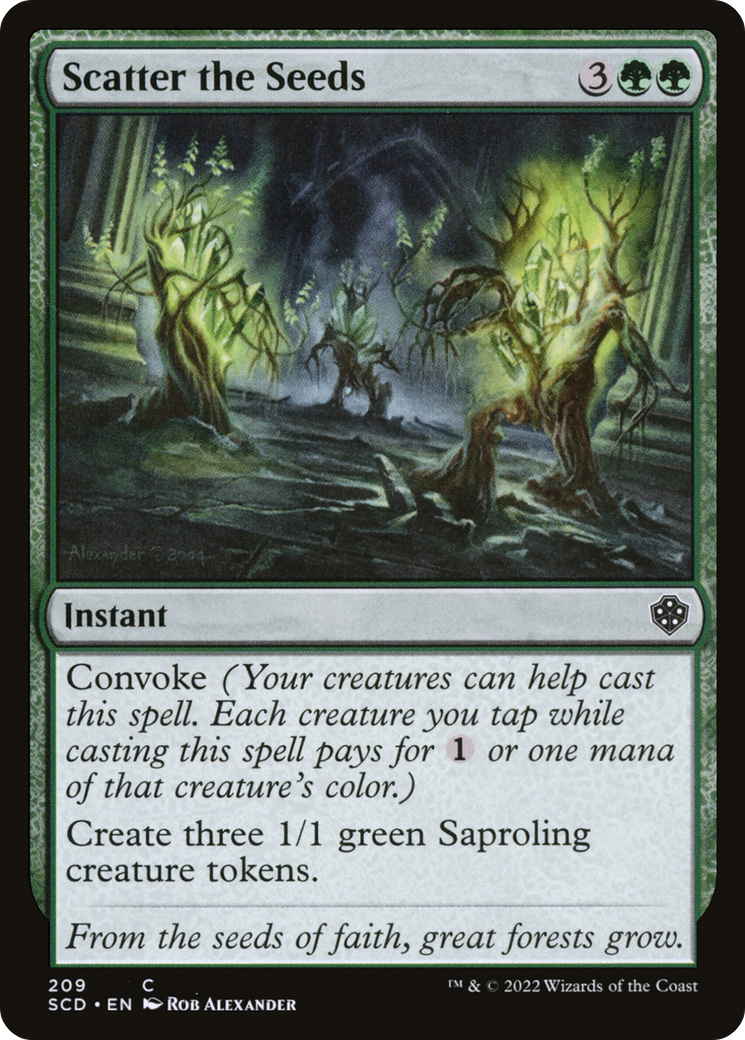 Image of Scatter the Seeds [Starter Commander Decks]
