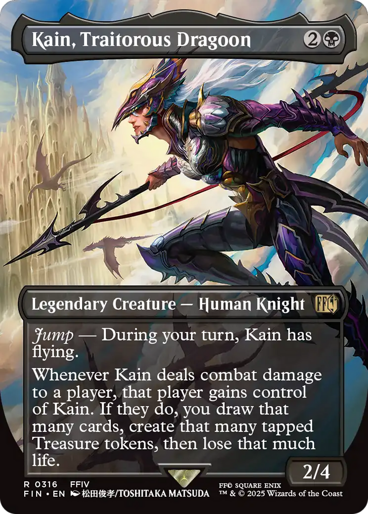 Image of Kain, Traitorous Dragoon (Borderless) [FINAL FANTASY]