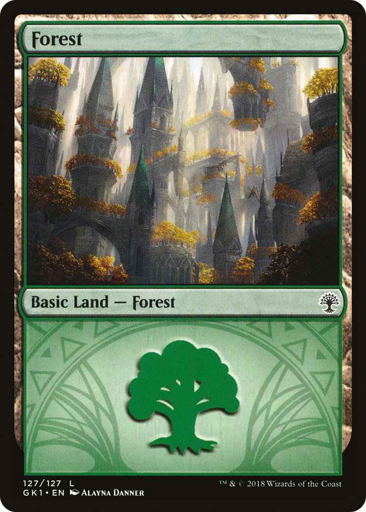 Image of Forest (127) [Guilds of Ravnica Guild Kit]
