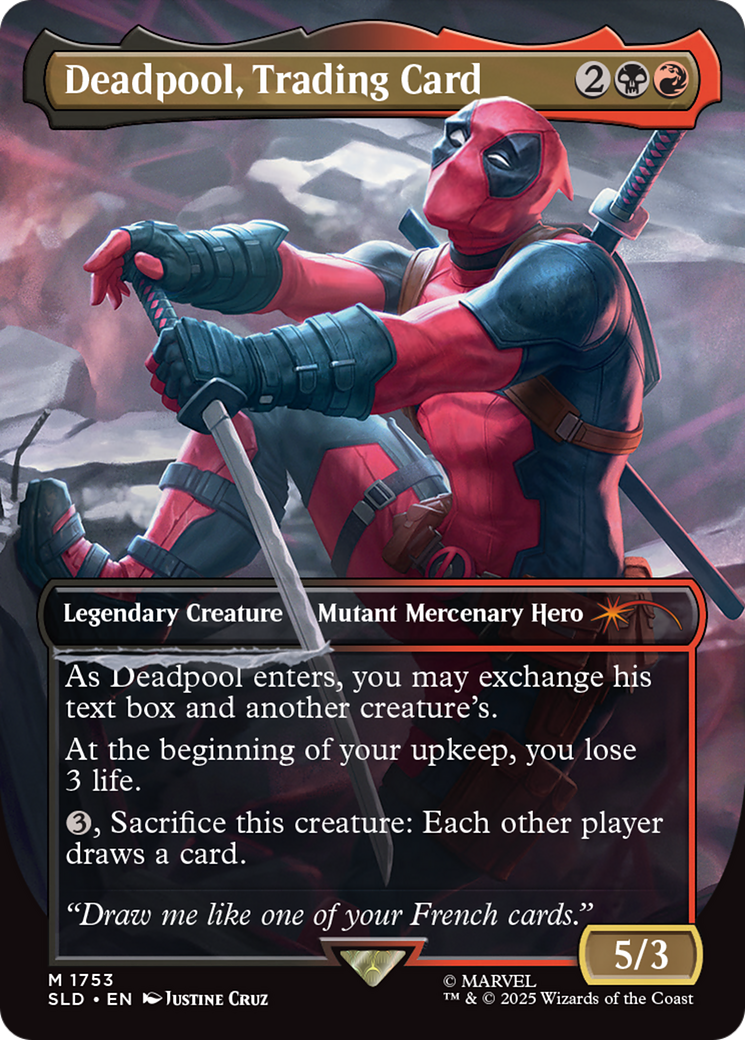 Image of Deadpool, Trading Card [Secret Lair Drop Series]