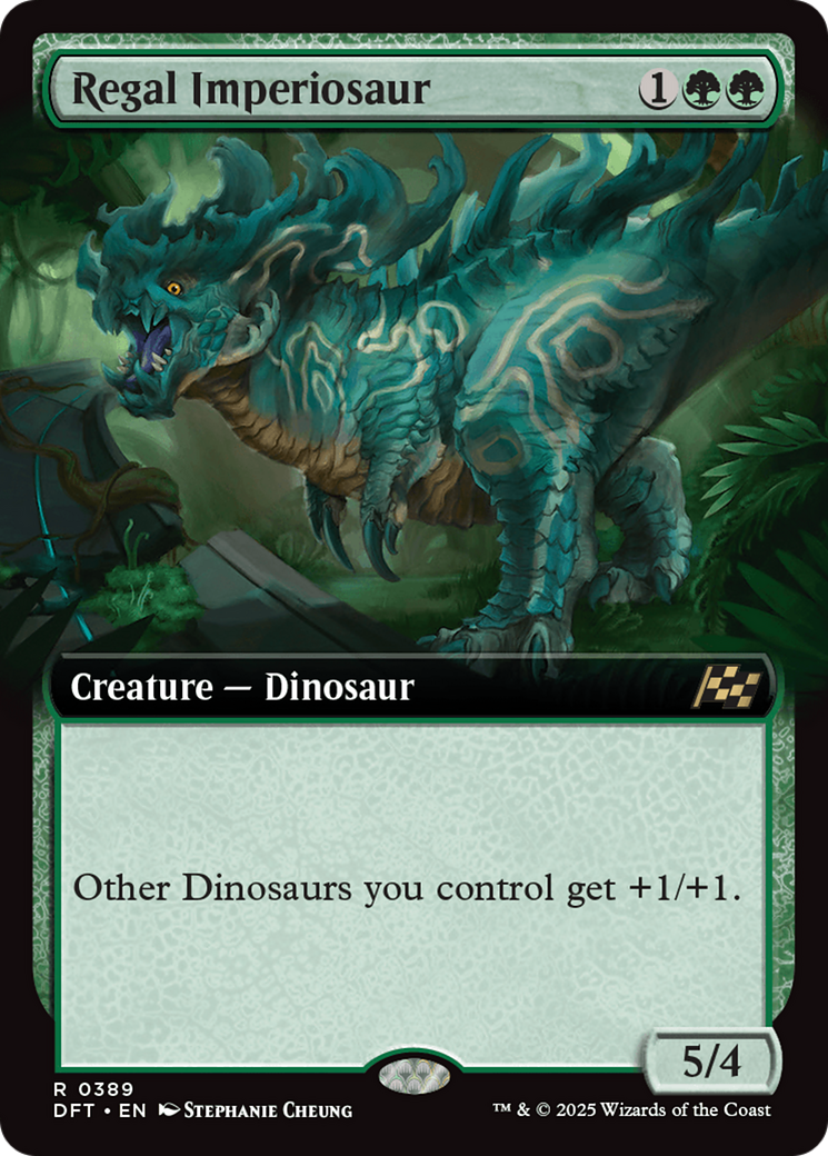 Image of Regal Imperiosaur (Extended Art) [Aetherdrift]