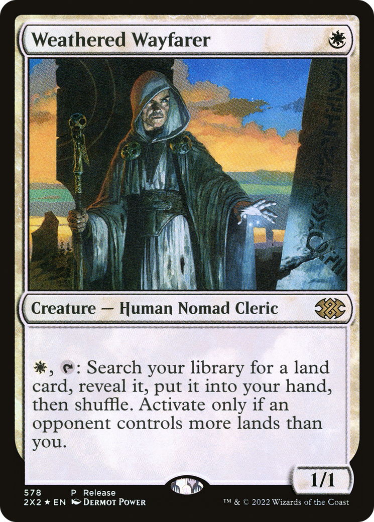 Image of Weathered Wayfarer (Preview Promo) [Double Masters 2022]