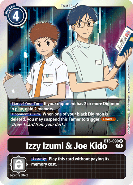Image of Izzy Izumi & Joe Kido [BT6-090] [Double Diamond]