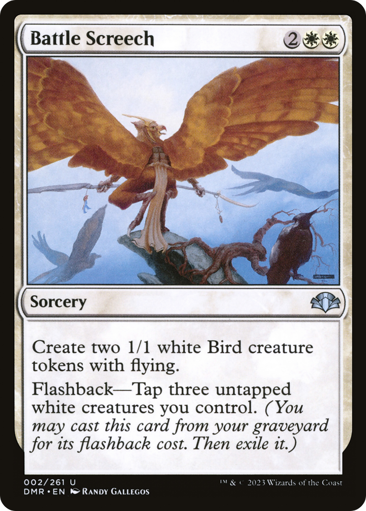 Image of Battle Screech [Dominaria Remastered]