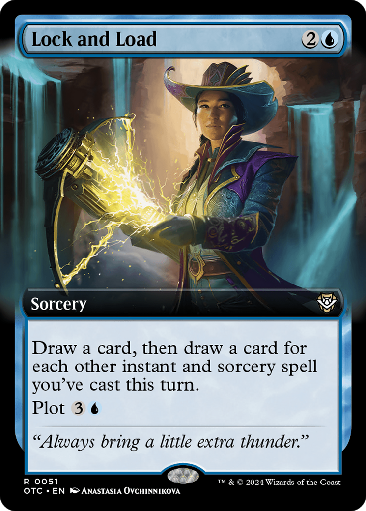 Image of Lock and Load (Extended Art) [Outlaws of Thunder Junction Commander]