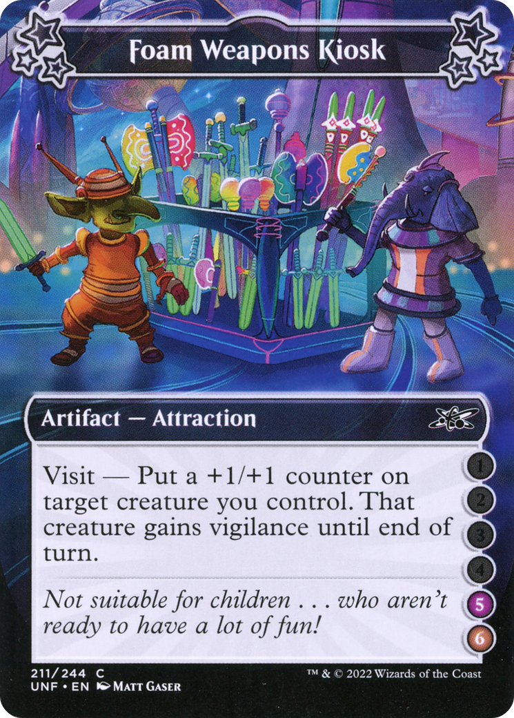 Image of Foam Weapons Kiosk (5-6) [Unfinity]