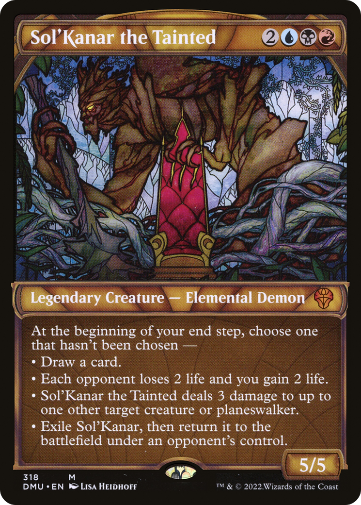 Image of Sol'Kanar the Tainted (Showcase) [Dominaria United]