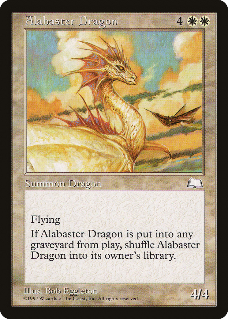 Image of Alabaster Dragon [Weatherlight]