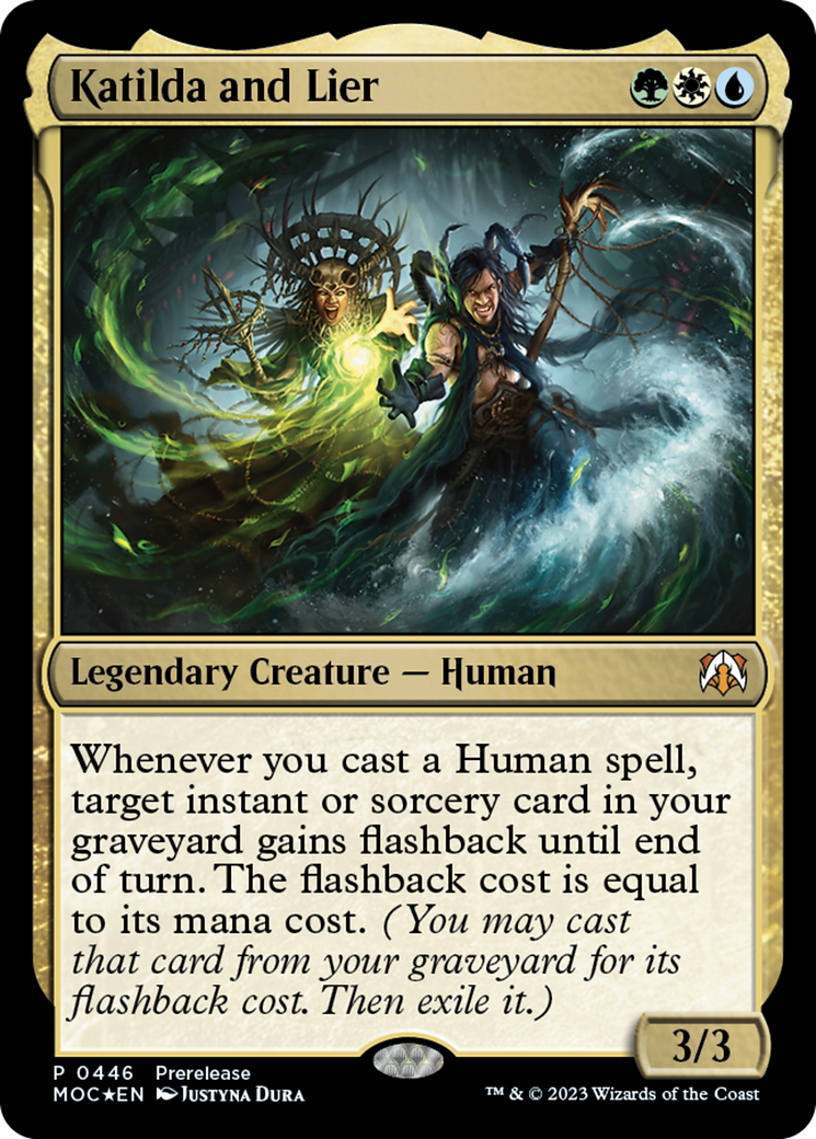 Image of Katilda and Lier [March of the Machine Commander Prerelease Promos]