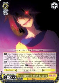 Image of Rebirthed World, Sora (NGL/S58-E004 R) [No Game No Life]