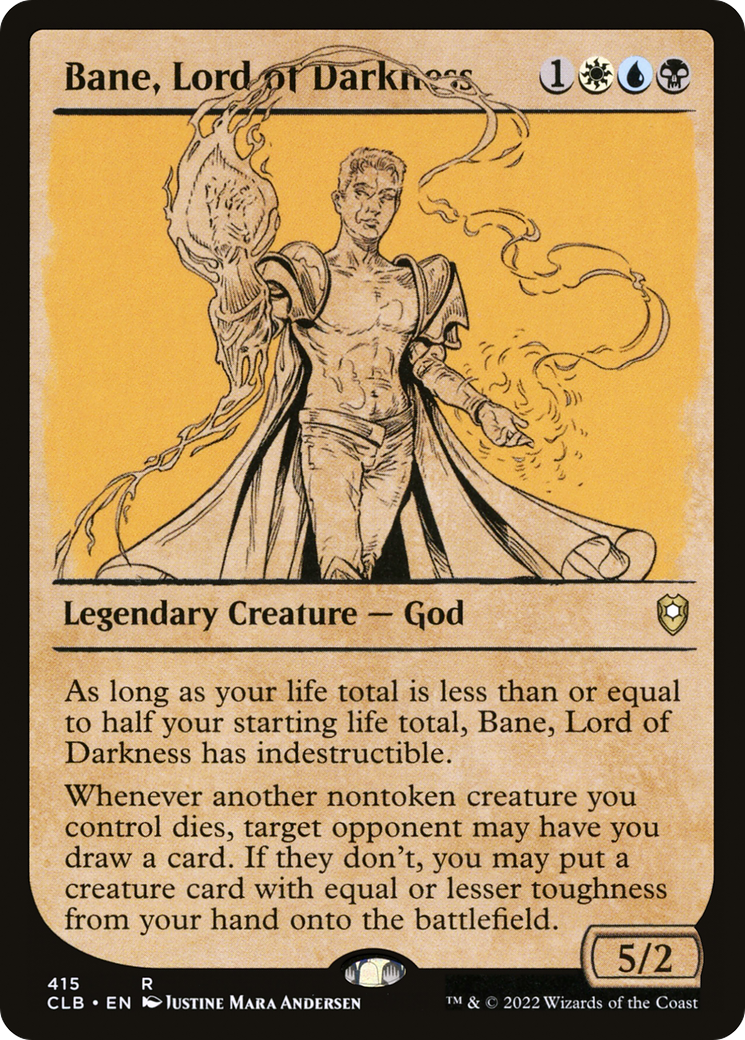 Image of Bane, Lord of Darkness (Showcase) [Commander Legends: Battle for Baldur's Gate]