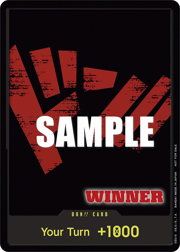 Image of DON!! Card (Tournament Pack Vol. 2) [Winner] [One Piece Promotion Cards]