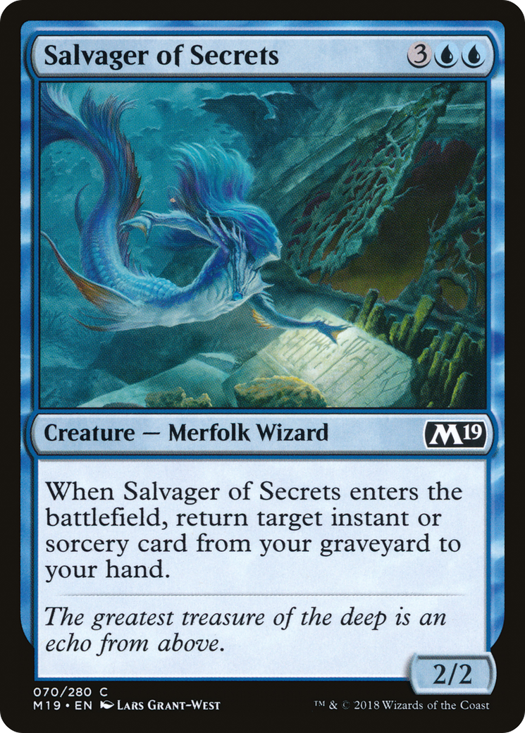 Image of Salvager of Secrets [Core Set 2019]