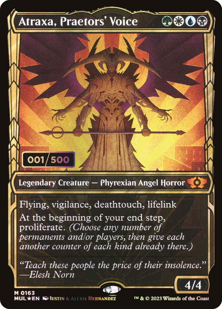 Image of Atraxa, Praetors' Voice (Serialized) [Multiverse Legends]