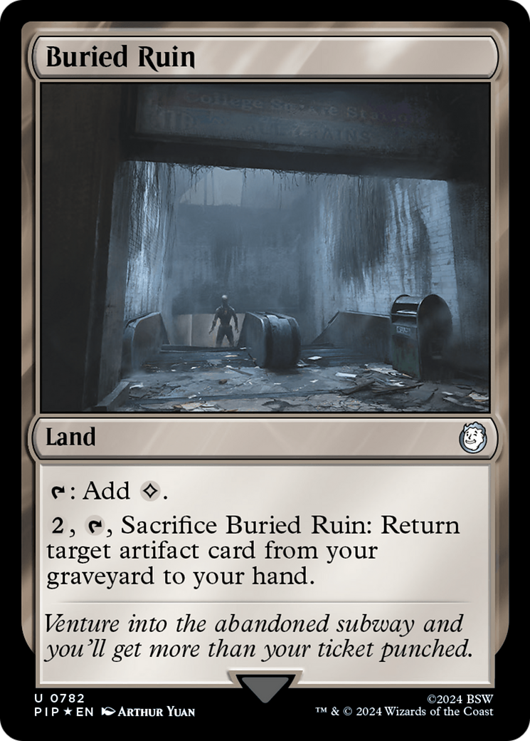 Image of Buried Ruin (Surge Foil) [Fallout]