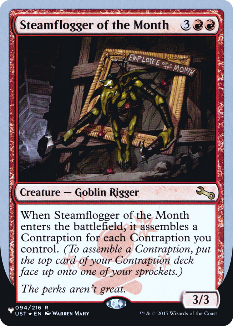 Image of Steamflogger of the Month (Unfinity Foil Edition) [The List]