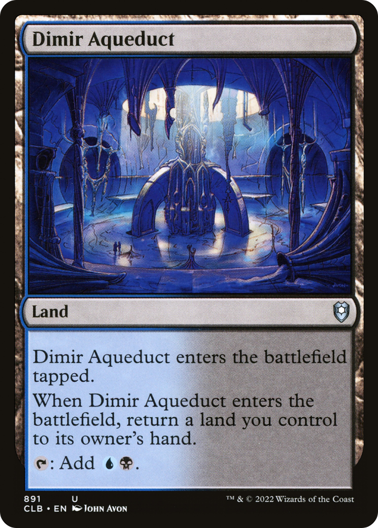 Image of Dimir Aqueduct [Commander Legends: Battle for Baldur's Gate]