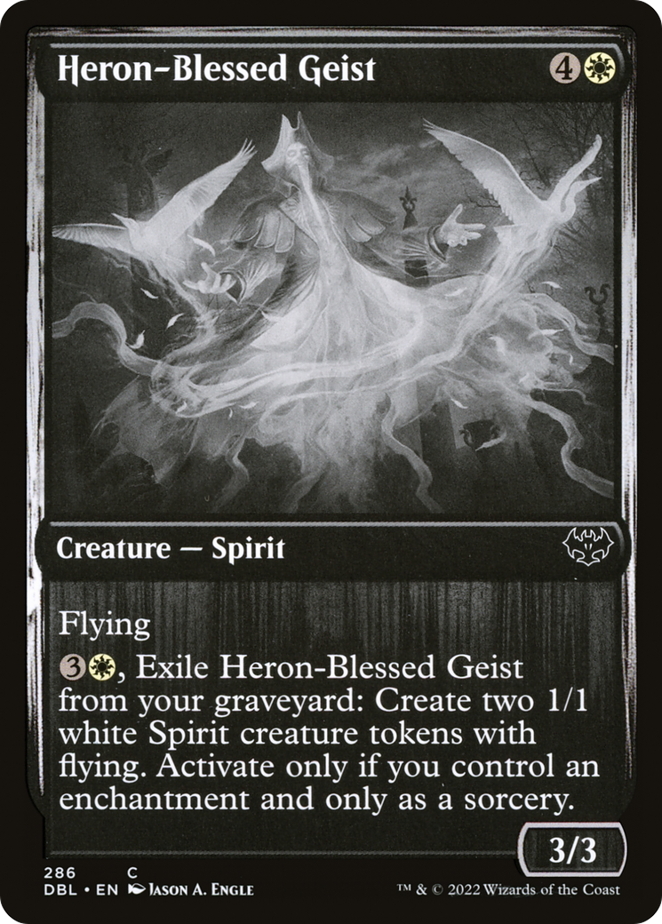 Image of Heron-Blessed Geist [Innistrad: Double Feature]