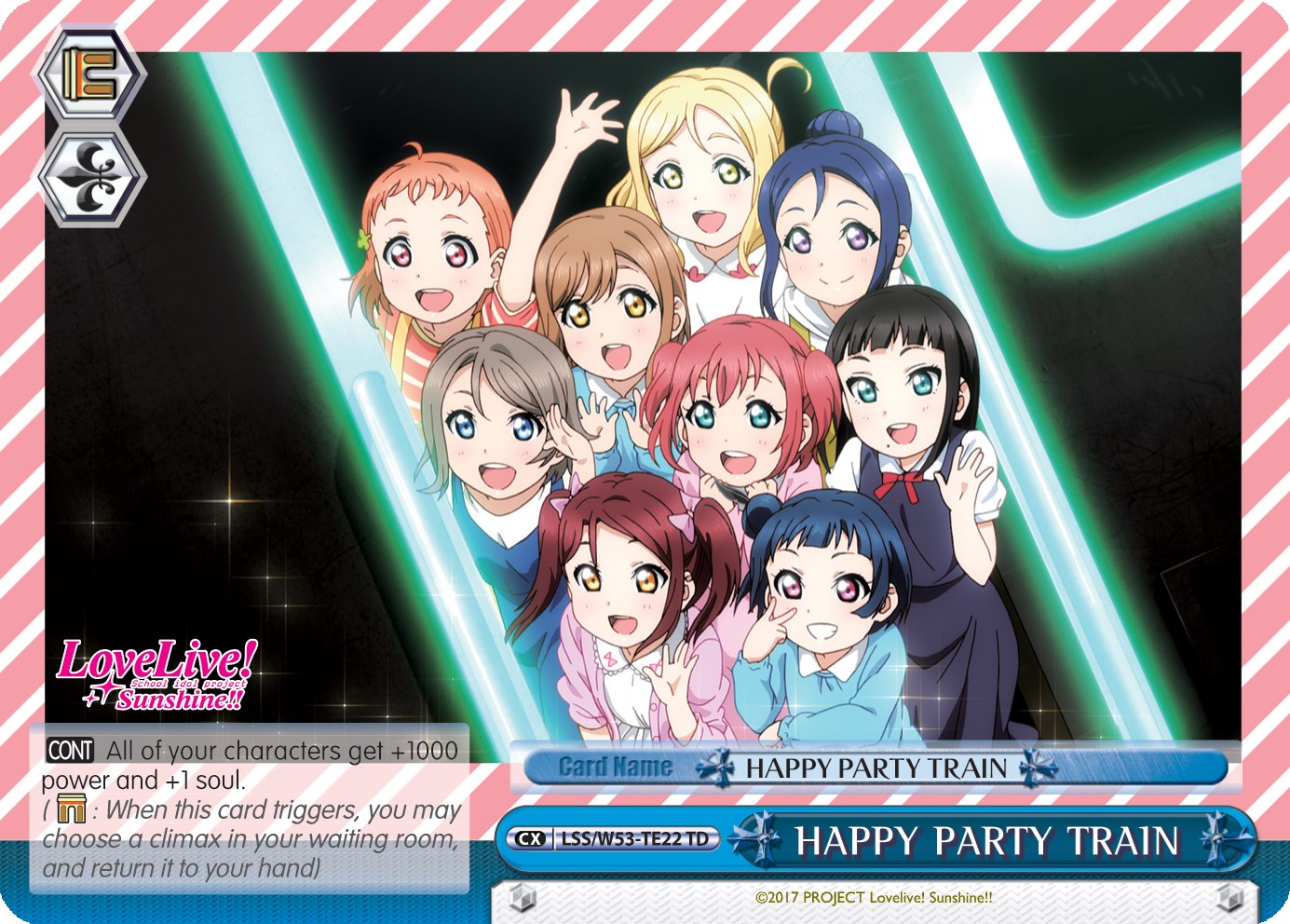 Image of HAPPY PARTY TRAIN (LSS/W53-TE22 TD) [Love Live! Sunshine!! Extra Booster]