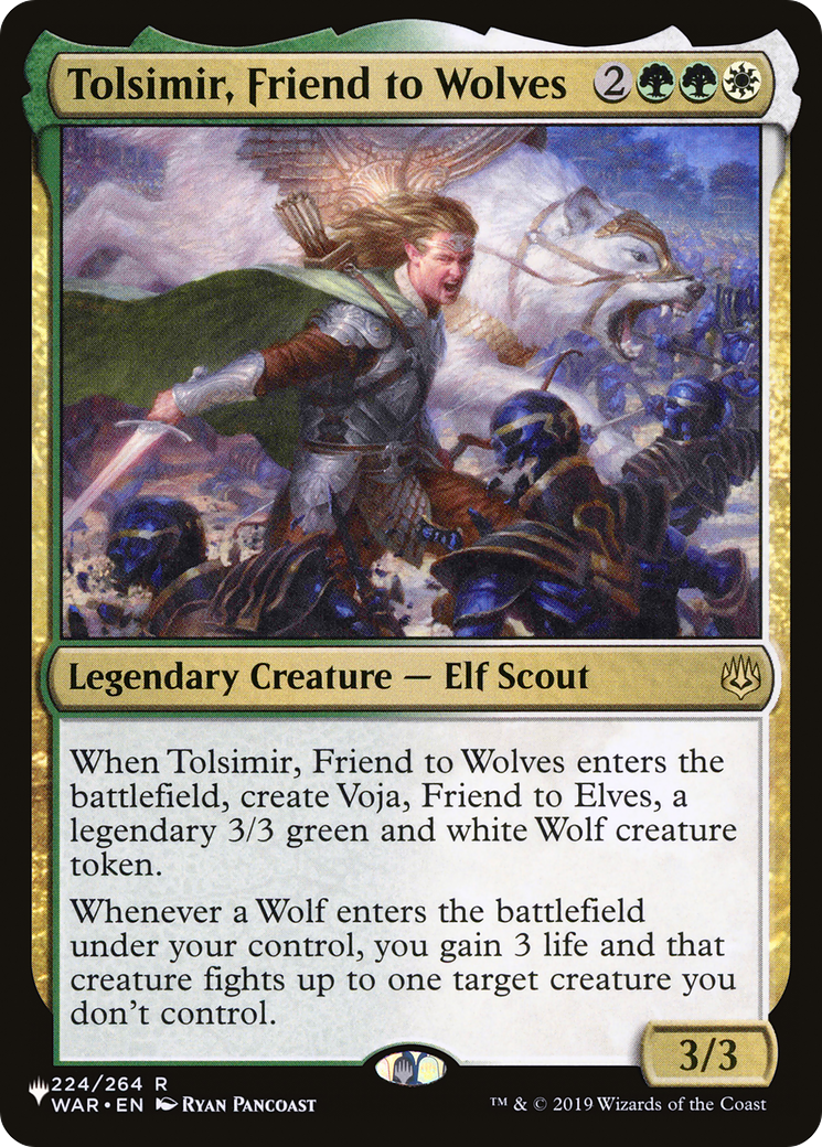 Image of Tolsimir, Friend to Wolves [The List]
