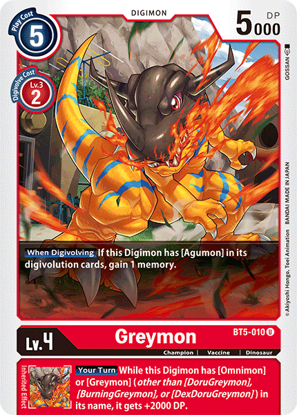 Image of Greymon [BT5-010] [Battle of Omni]