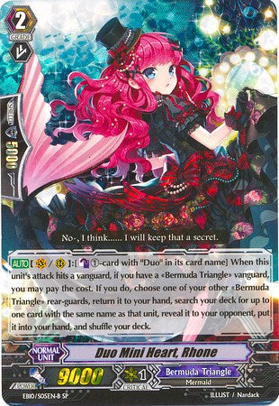 Image of Duo Mini Heart, Rhone (Black) (EB10/S05EN-B) [Divas Duet]