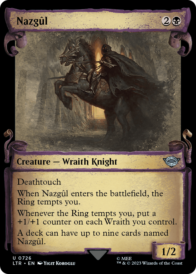 Image of Nazgul (0726) [The Lord of the Rings: Tales of Middle-Earth Showcase Scrolls]