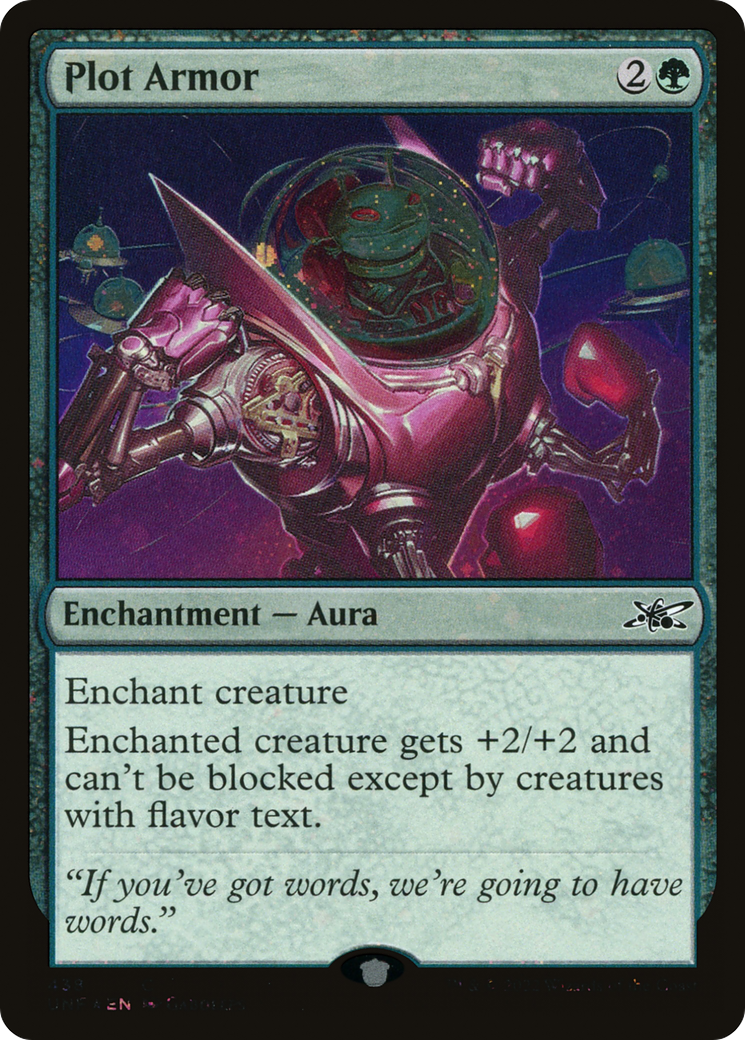 Image of Plot Armor (Galaxy Foil) [Unfinity]