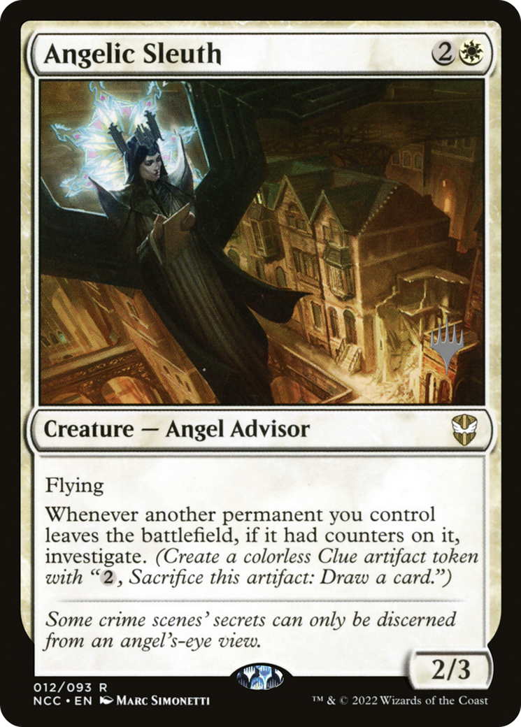 Image of Angelic Sleuth (Promo Pack) [Streets of New Capenna Commander Promos]