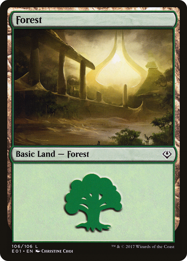 Image of Forest (106) [Archenemy: Nicol Bolas]