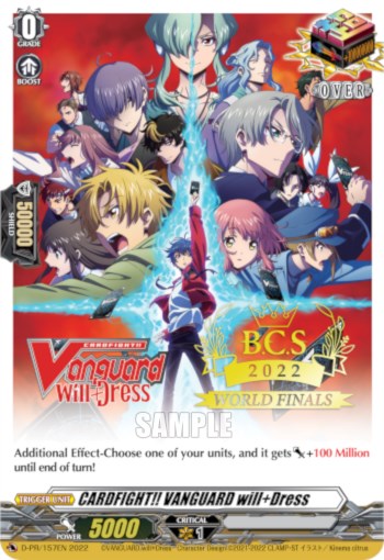 Image of CARDFIGHT!! VANGUARD will+Dress (World Finals 2022) (D-PR/157EN) [D Promo Cards]