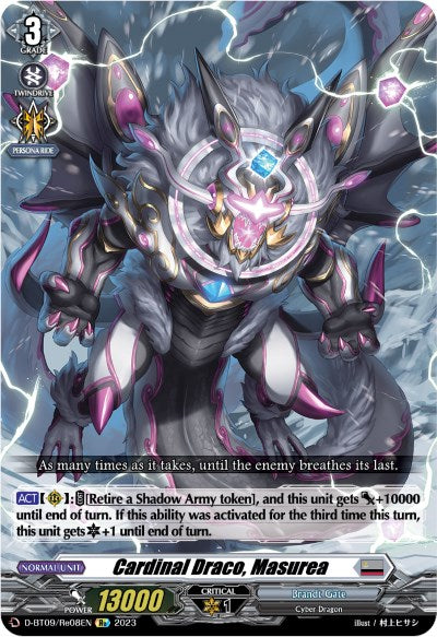 Image of Cardinal Draco, Masurea (D-BT09/Re08EN) [Dragontree Invasion]