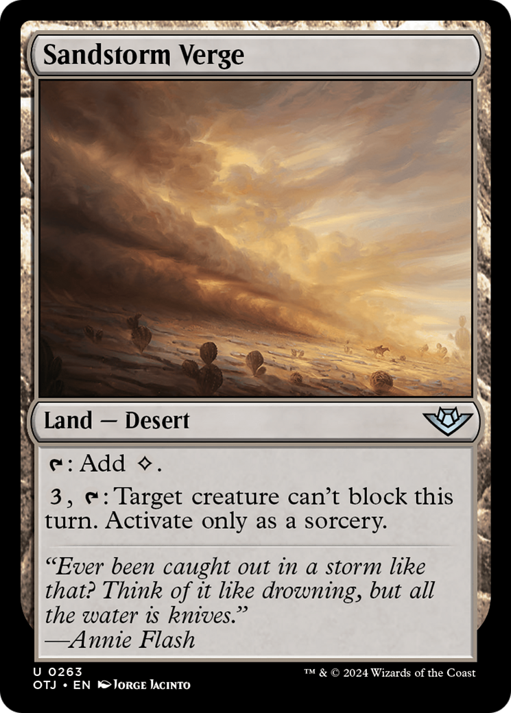 Image of Sandstorm Verge [Outlaws of Thunder Junction]