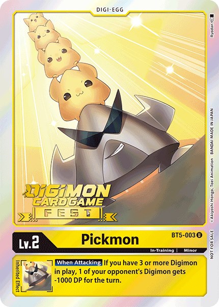 Image of Pickmon [BT5-003] (Digimon Card Game Fest 2022) [Battle of Omni Promos]