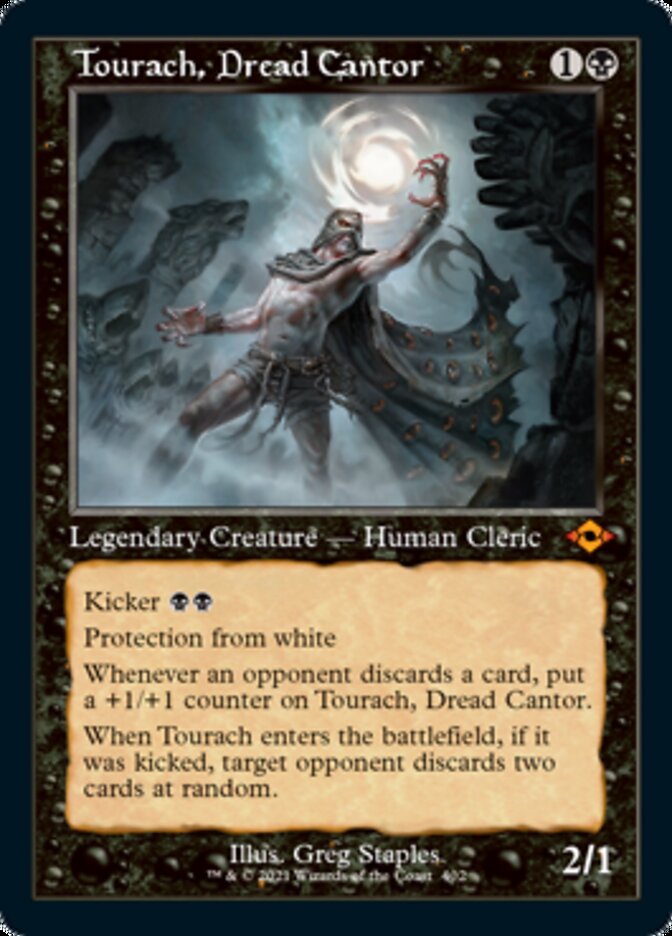 Image of Tourach, Dread Cantor (Retro Foil Etched) [Modern Horizons 2]