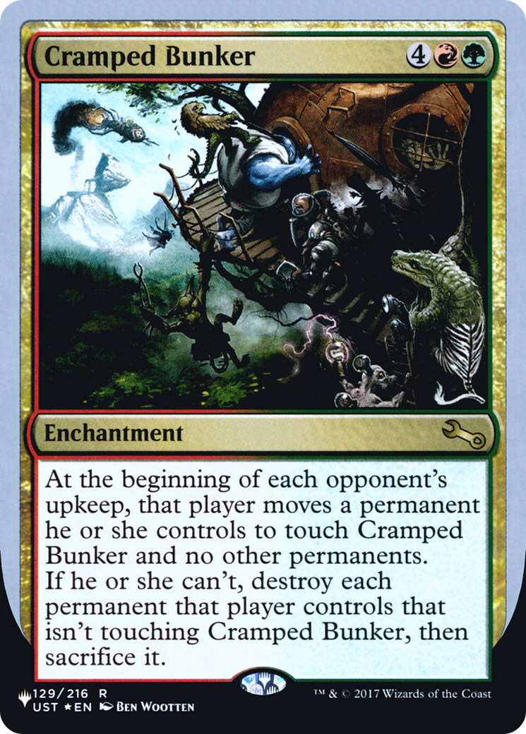 Image of Cramped Bunker (Unfinity Foil Edition) [The List]