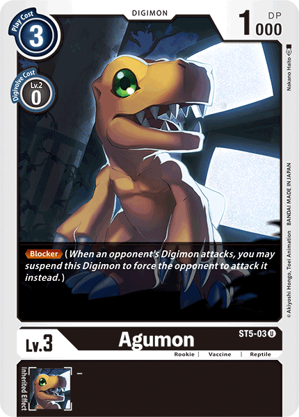 Image of Agumon [ST5-03] [Starter Deck: Machine Black]