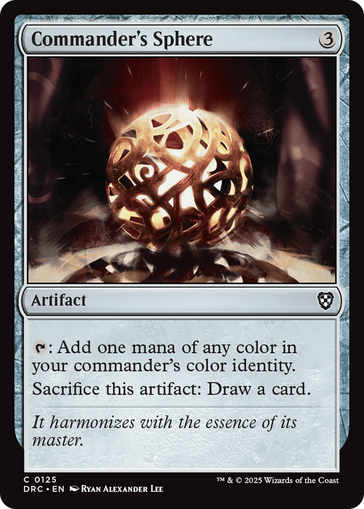 Image of Commander's Sphere [Aetherdrift Commander]