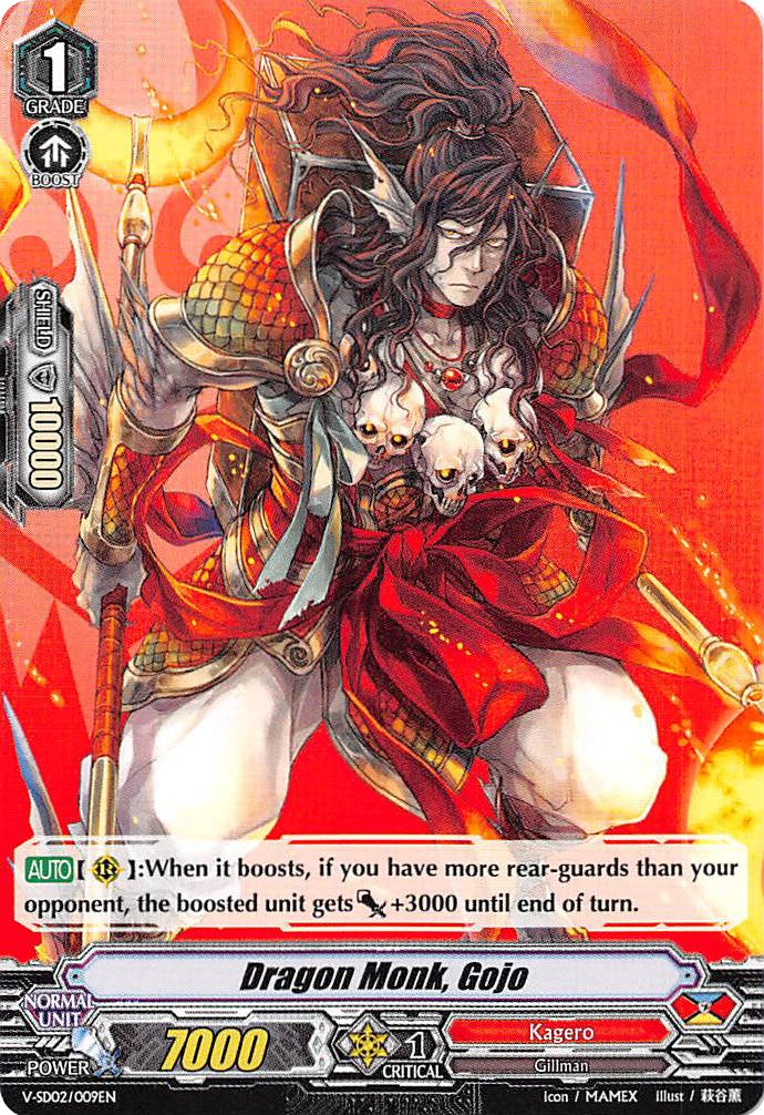 Image of Dragon Monk, Gojo (V-SD02/009EN) [2018 Free Experience Deck 