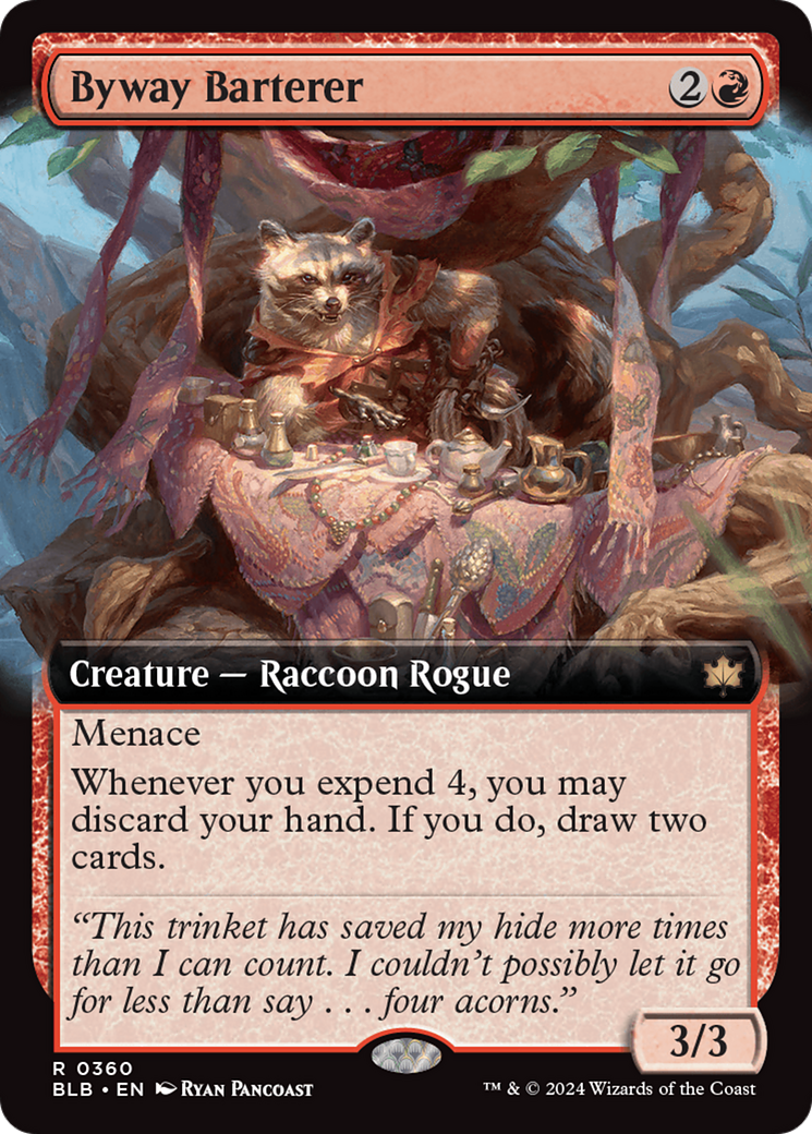 Image of Byway Barterer (Extended Art) [Bloomburrow]