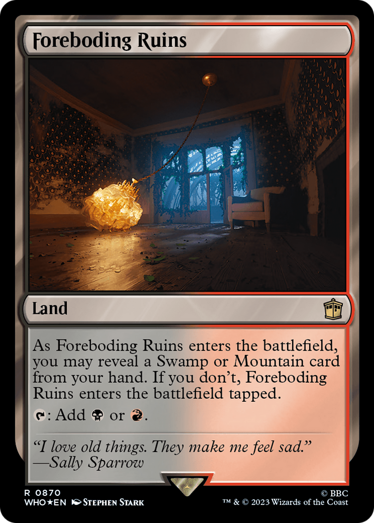 Image of Foreboding Ruins (Surge Foil) [Doctor Who]