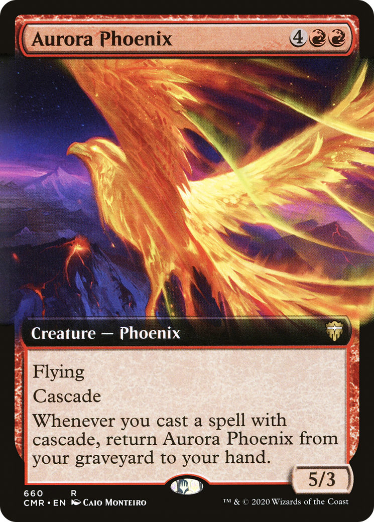 Image of Aurora Phoenix (Extended Art) [Commander Legends]