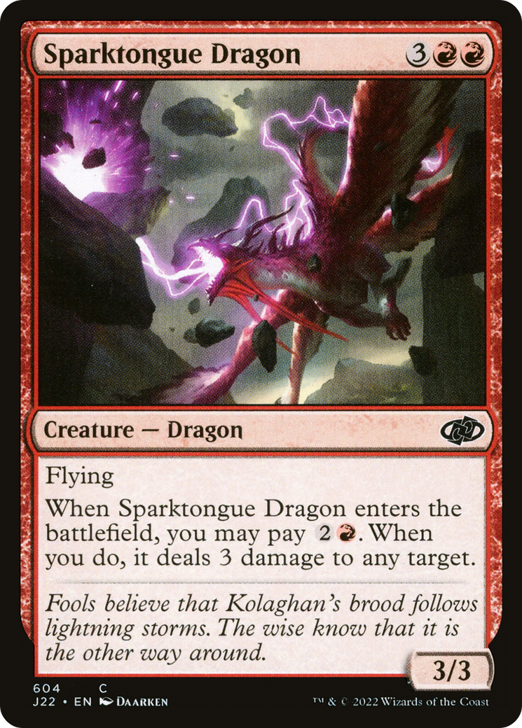 Image of Sparktongue Dragon [Jumpstart 2022]
