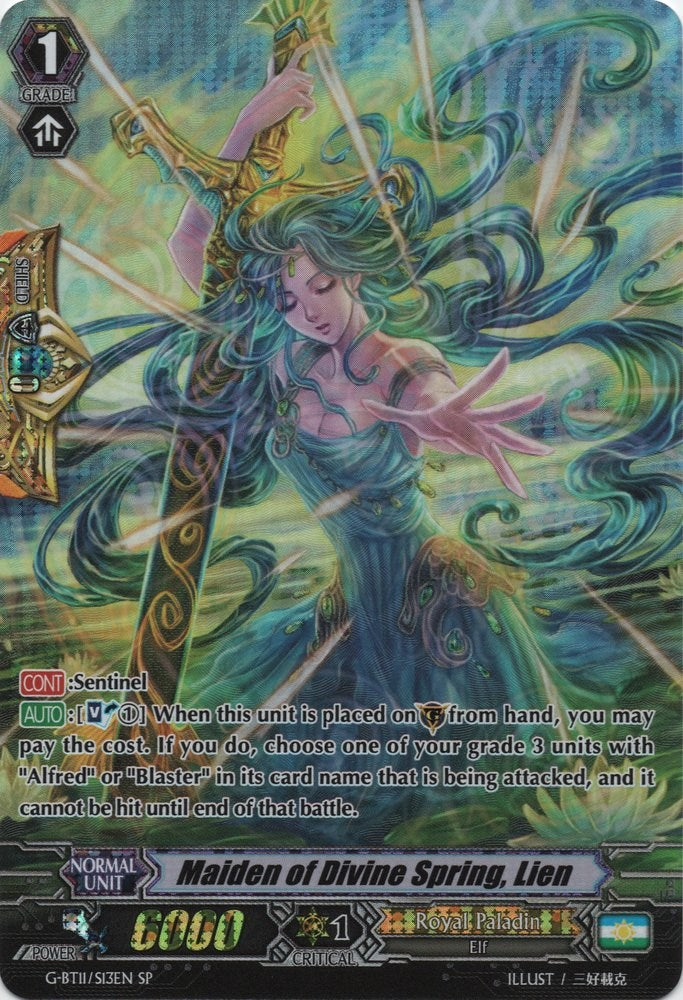 Image of Maiden of Divine Spring, Lien (G-BT11/S13EN) [Demonic Advent]