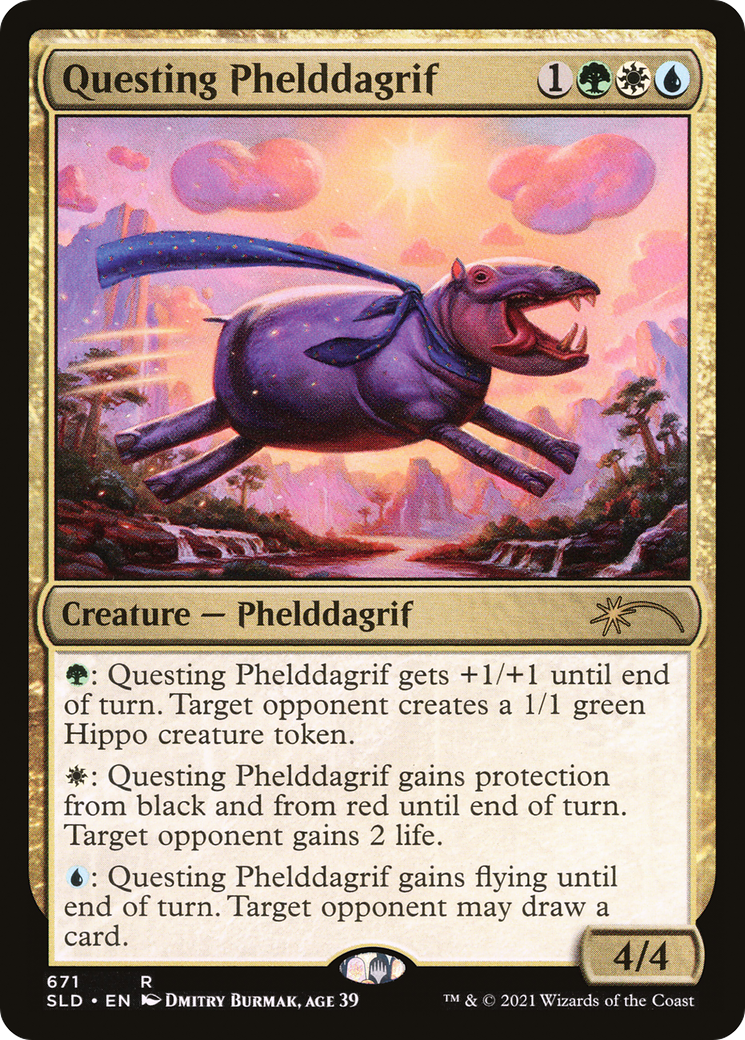 Image of Questing Phelddagrif (671) [Secret Lair Drop Promos]