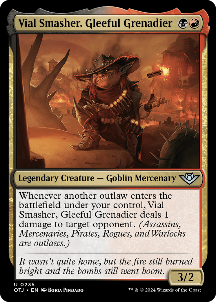 Image of Vial Smasher, Gleeful Grenadier [Outlaws of Thunder Junction]