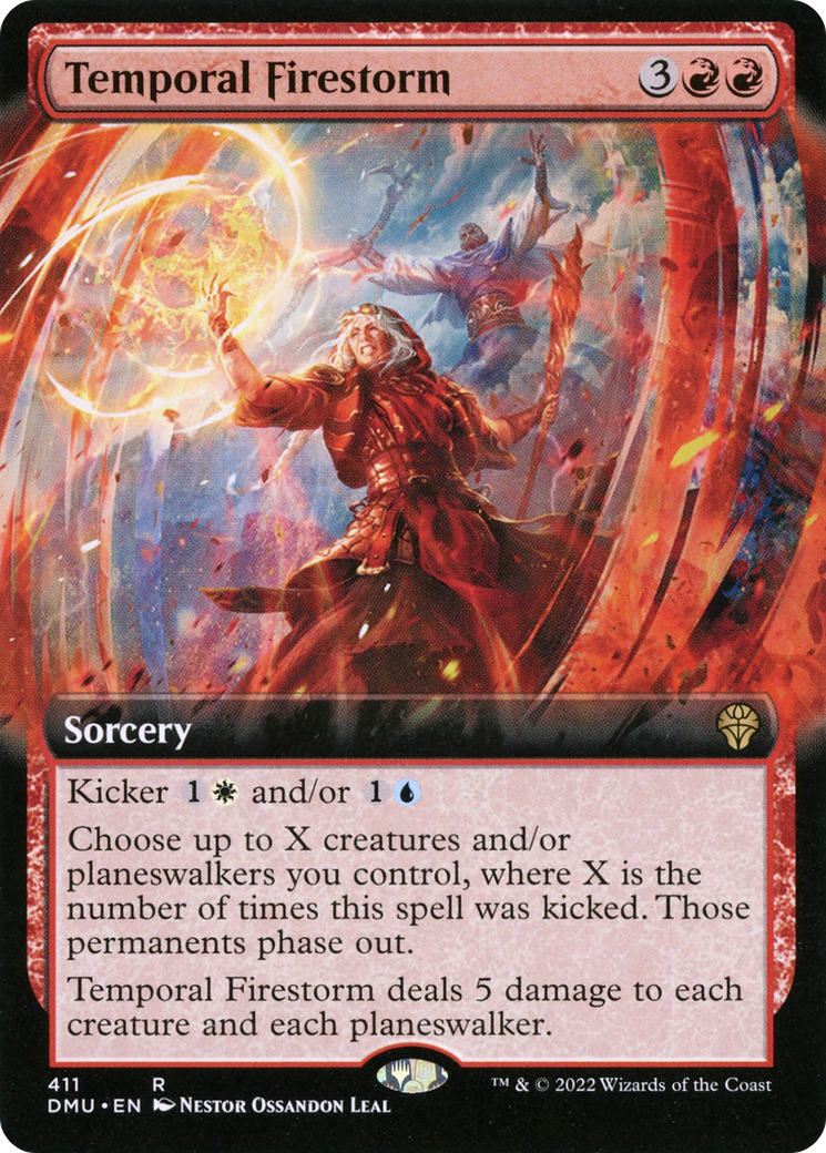 Image of Temporal Firestorm (Extended Art) [Dominaria United]